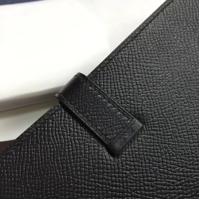 エルメス ベアンスフレ ブラック ヴォーエプソン シルバー金具