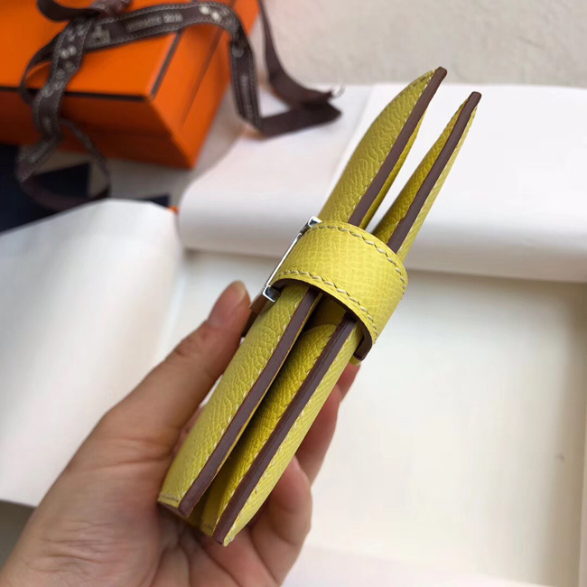 エルメス 財布ベアン スフレ ヴォーエプソン シルバー金具