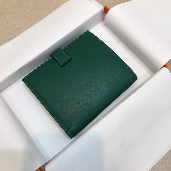 エルメス 財布ベアン マラカイト シェブルミゾル ゴールド金具