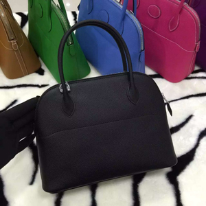 エルメス ボリード31 ブラック エプソン シルバー金具