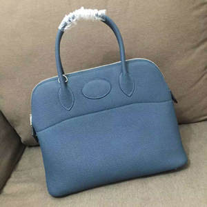 エルメス ボリード27 ブルートンペット クレマンス シルバー金具