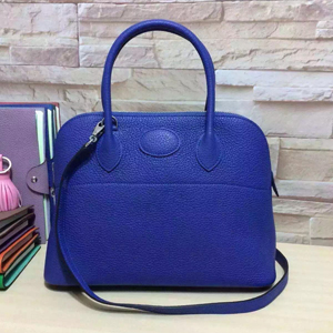 エルメス ボリード37 ミコノス トリヨン シルバー金具
