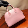 エルメス ボリード1923 18cm シェーブル ローズサクラ ゴールド金具
