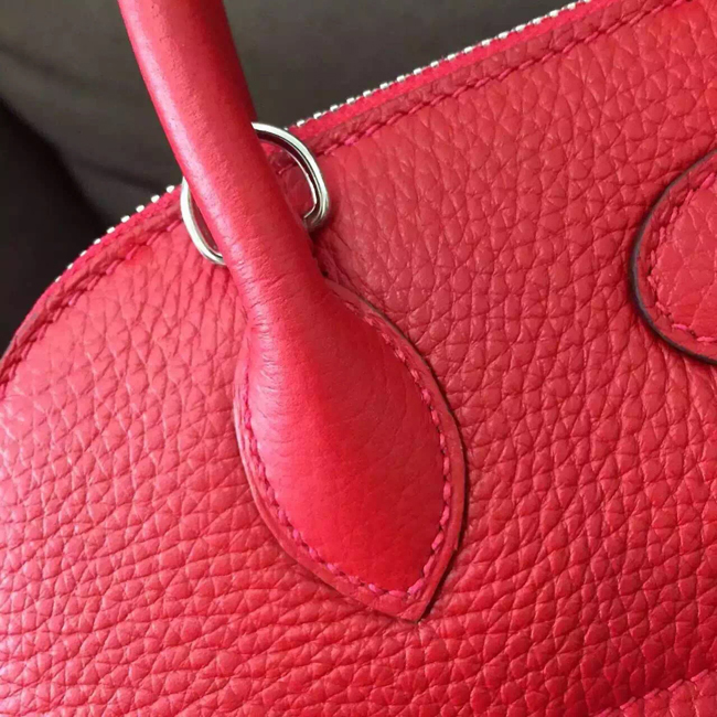 エルメス ボリード27 レッド クレマンス シルバー金具