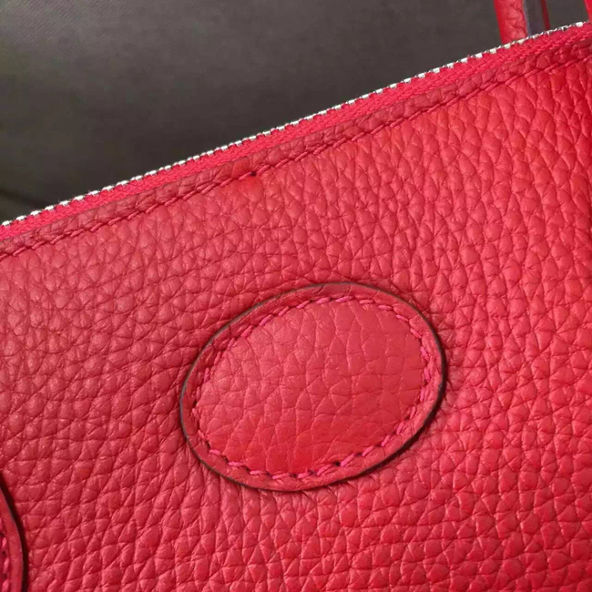 エルメス ボリード27 レッド クレマンス シルバー金具