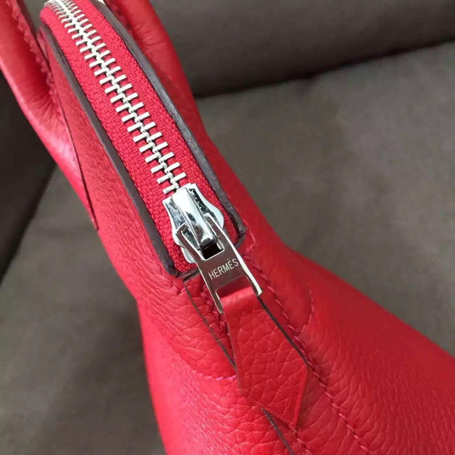 エルメス ボリード27 レッド クレマンス シルバー金具