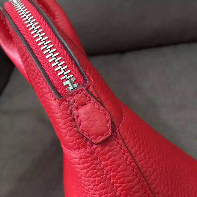 エルメス ボリード27 レッド クレマンス シルバー金具