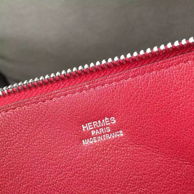 エルメス ボリード27 レッド クレマンス シルバー金具