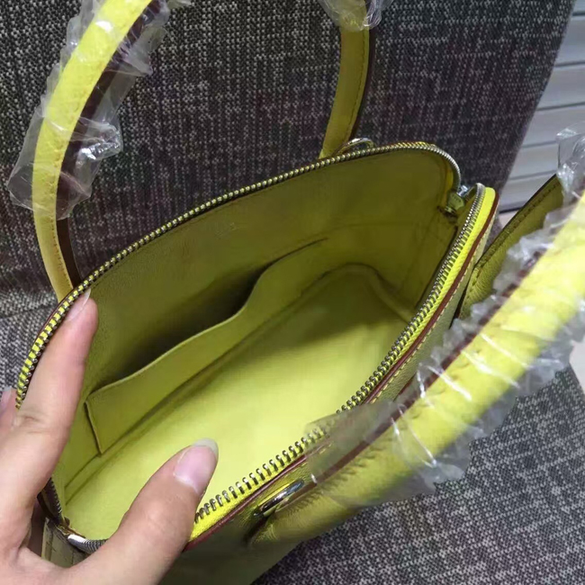 エルメス ボリード27 ソレイユ ヴォーエプソン シルバー金具