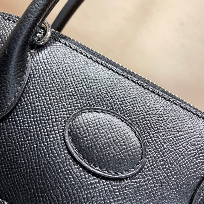 エルメス ボリード27 ブラック ヴォーエプソン シルバー金具