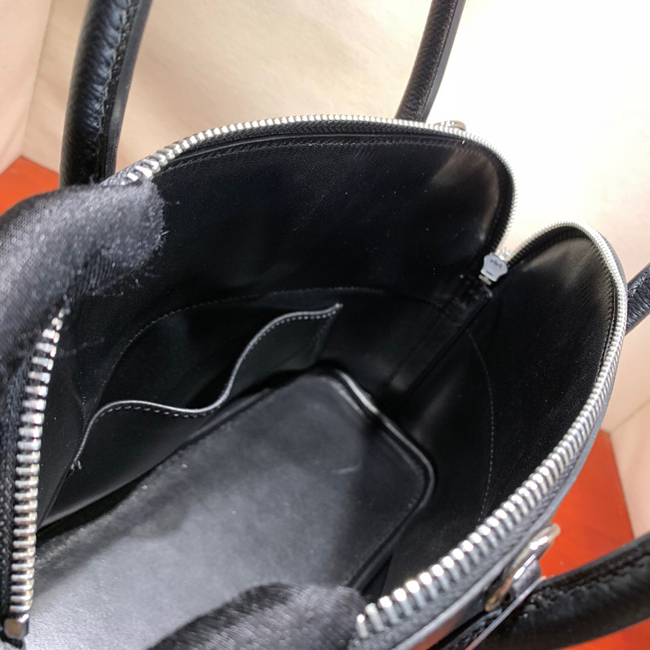 エルメス ボリード27 ブラック ヴォーエプソン シルバー金具