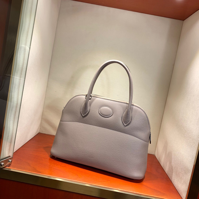 エルメス ボリード27 アルジル ヴォーエプソン シルバー金具