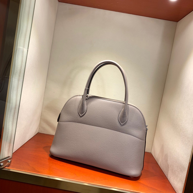 エルメス ボリード27 アルジル ヴォーエプソン シルバー金具