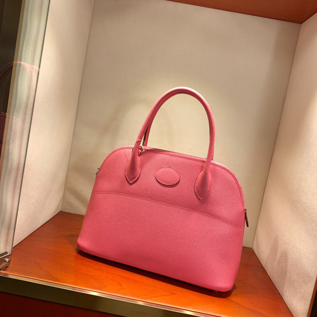 エルメス ボリード27 ローズアザレ ヴォーエプソン シルバー金具