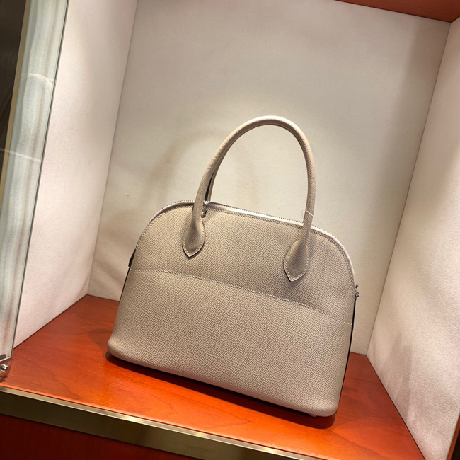 エルメス ボリード27 トレンチ ヴォーエプソン シルバー金具