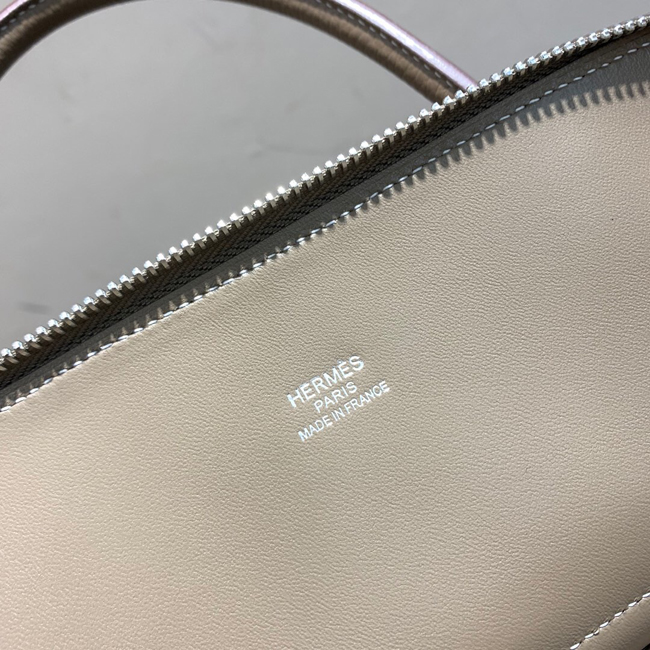 エルメス ボリード31 エトゥープ トリヨンクレマンス シルバー金具