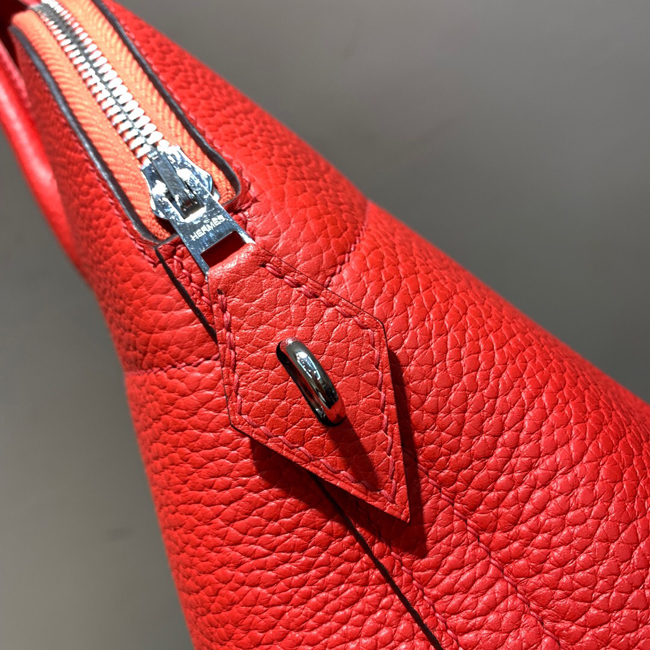 エルメス ボリード31 ルージュカザック トリヨンクレマンス シルバー金具