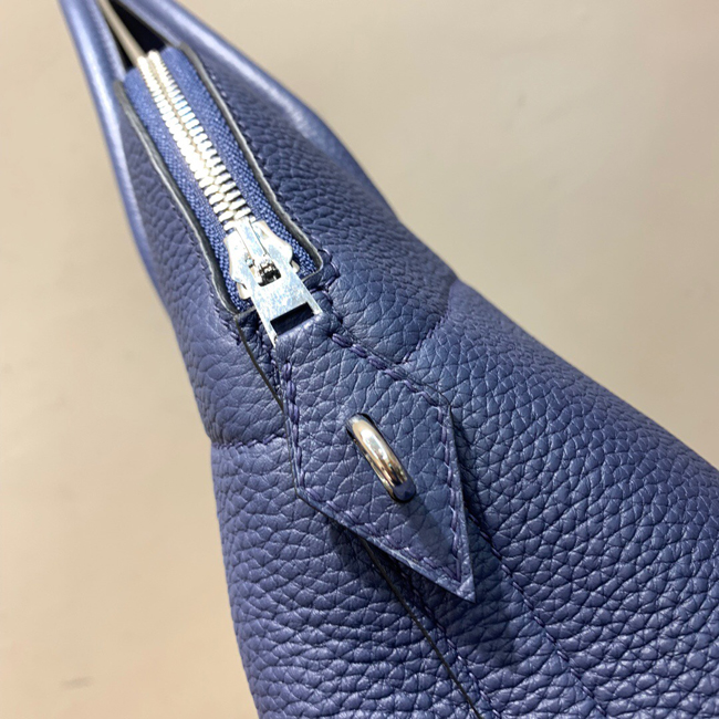 エルメス ボリード31 ブルーブライトン トリヨンクレマンス シルバー金具