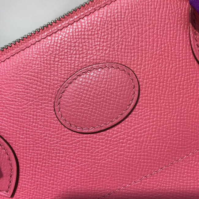 エルメス ボリード31 ローズショッキング ヴォーエプソン シルバー金具