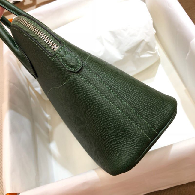 エルメス ボリード31 ヴェールアングレ ヴォーエプソン シルバー金具