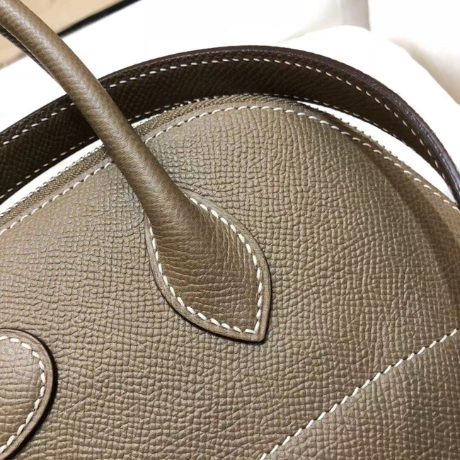 エルメス ボリード31 エトゥープ ヴォーエプソン シルバー金具