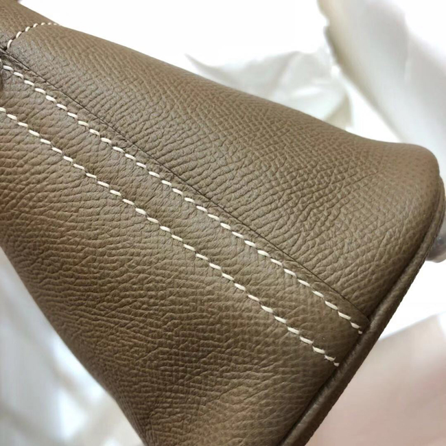 エルメス ボリード31 エトゥープ ヴォーエプソン シルバー金具