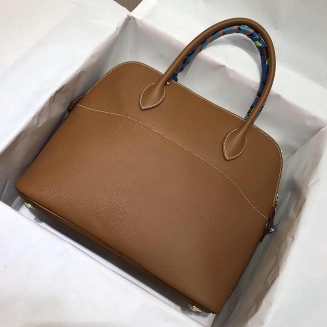 エルメス ボリード31 ゴールド ヴォーエプソン シルバー金具