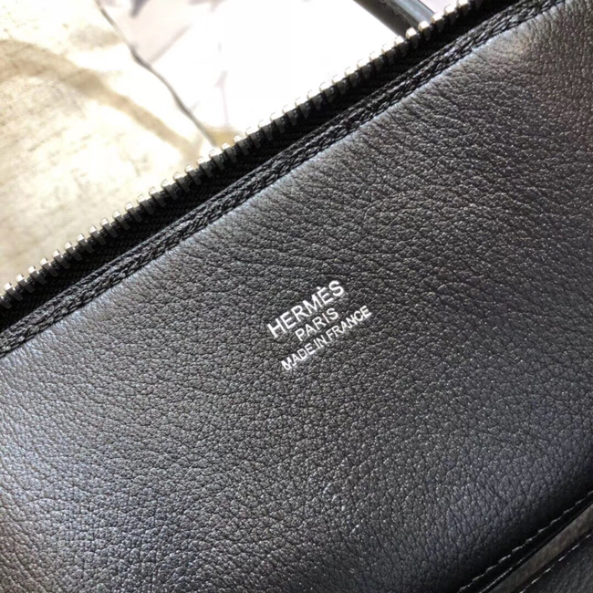 エルメス ボリード31 ブラック ヴォーエプソン シルバー金具