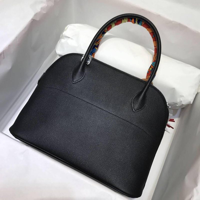 エルメス ボリード31 ブラック ヴォーエプソン シルバー金具