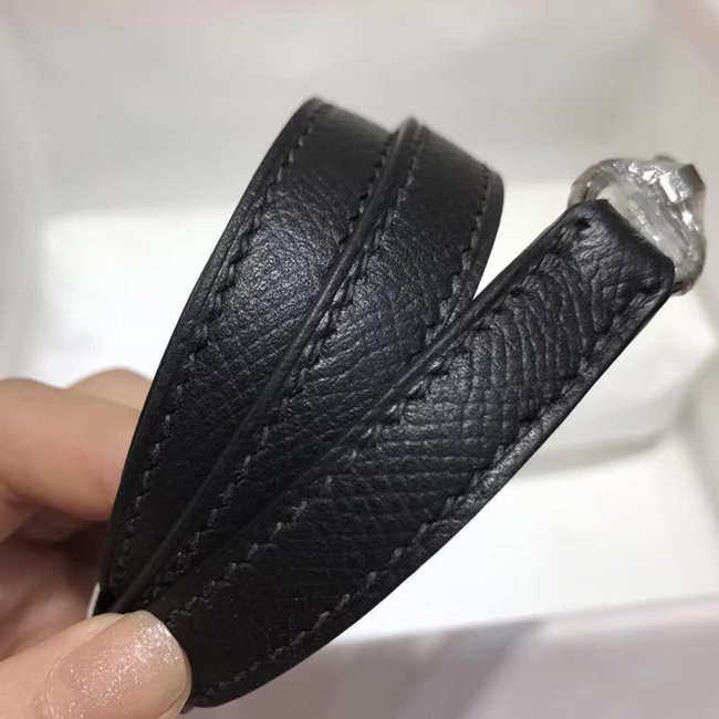 エルメス ボリード31 ブラック ヴォーエプソン シルバー金具