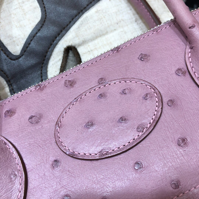 エルメス ボリード31 リラ オーストリッチ シルバー金具