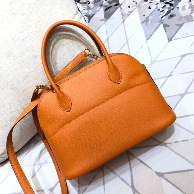 エルメス ボリード31 オレンジ ヴォーエプソン ゴールド金具