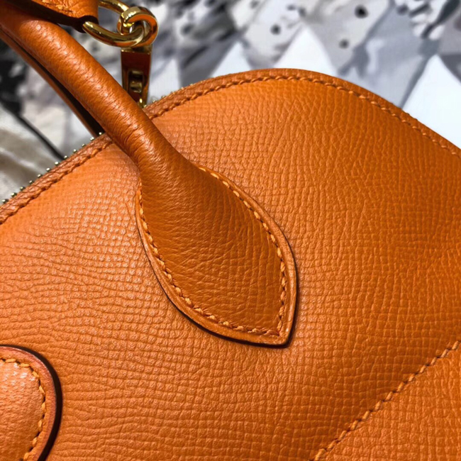 エルメス ボリード31 オレンジ ヴォーエプソン ゴールド金具