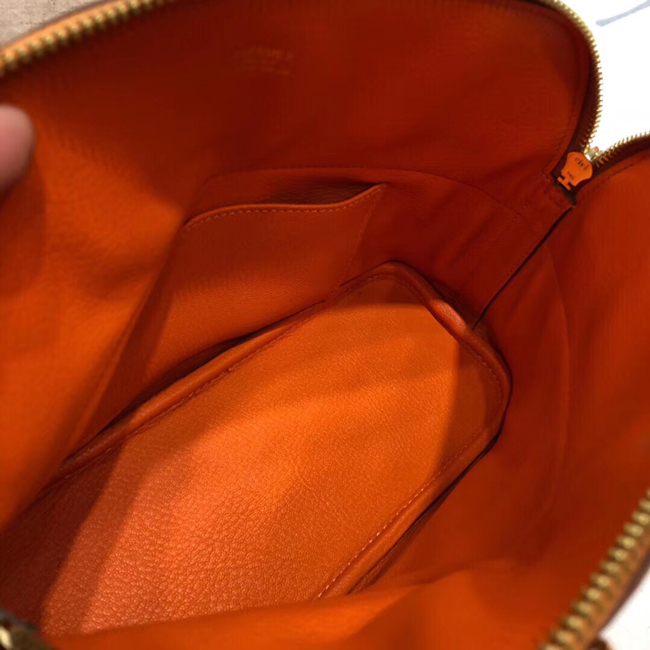 エルメス ボリード31 オレンジ ヴォーエプソン ゴールド金具
