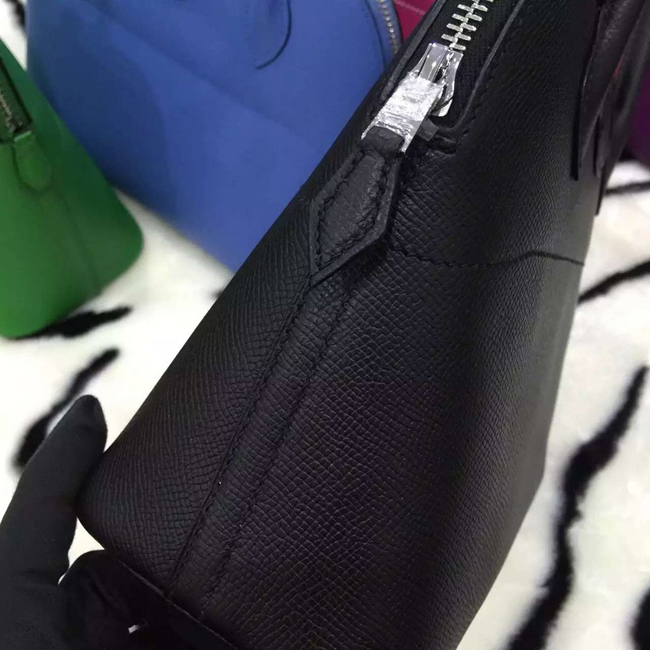 エルメス ボリード31 ブラック エプソン シルバー金具