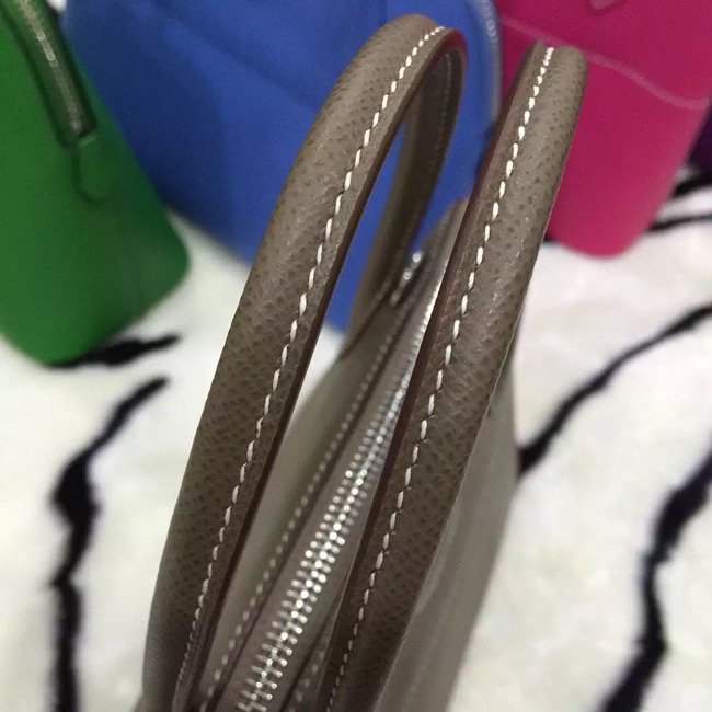 エルメス ボリード27 エトゥープ エプソン シルバー金具