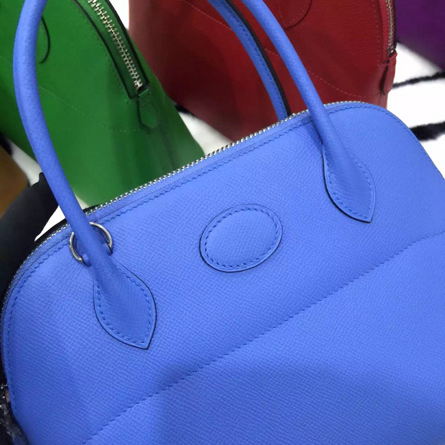 エルメス ボリード27 ミコノス ヴォーエプソン シルバー金具