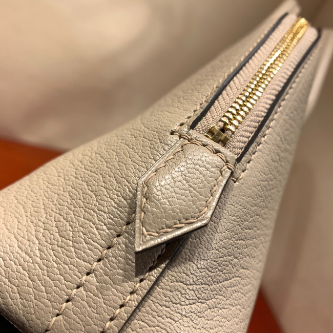エルメス ボリード1923 18cm シェーブル トレンチ ゴールド金具