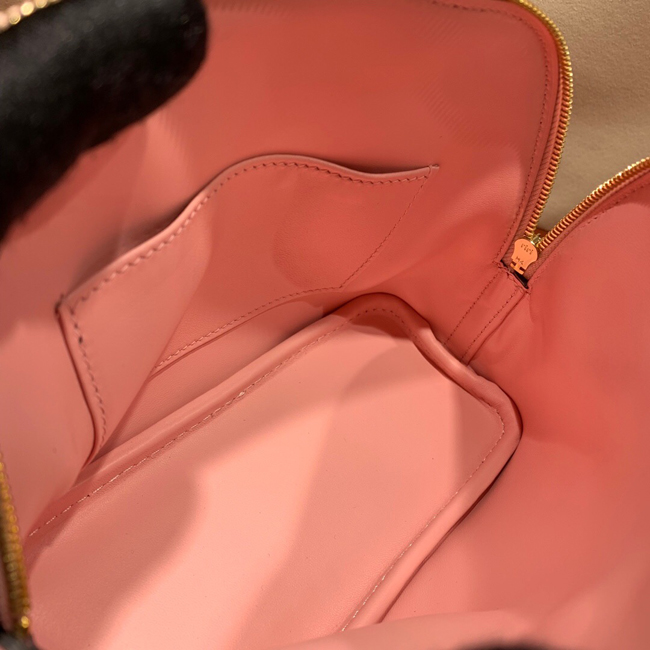 エルメス ボリード1923 18cm シェーブル ローズサクラ ゴールド金具