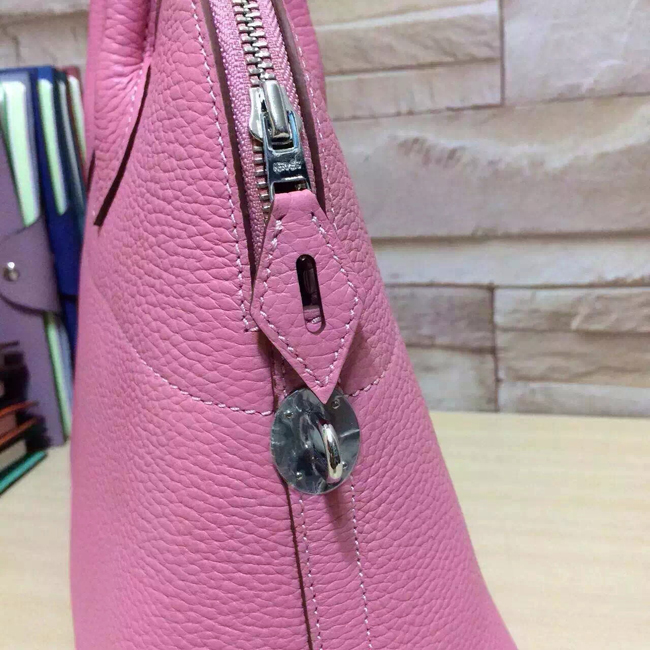 エルメス ボリード37 ローズコンフェッティ トリヨン シルバー金具