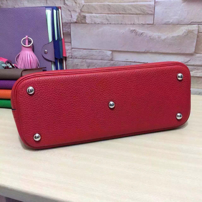 エルメス ボリード37 ルビー トリヨン シルバー金具