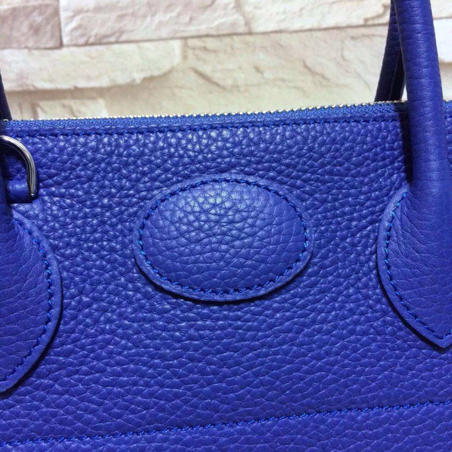エルメス ボリード37 ミコノス トリヨン シルバー金具