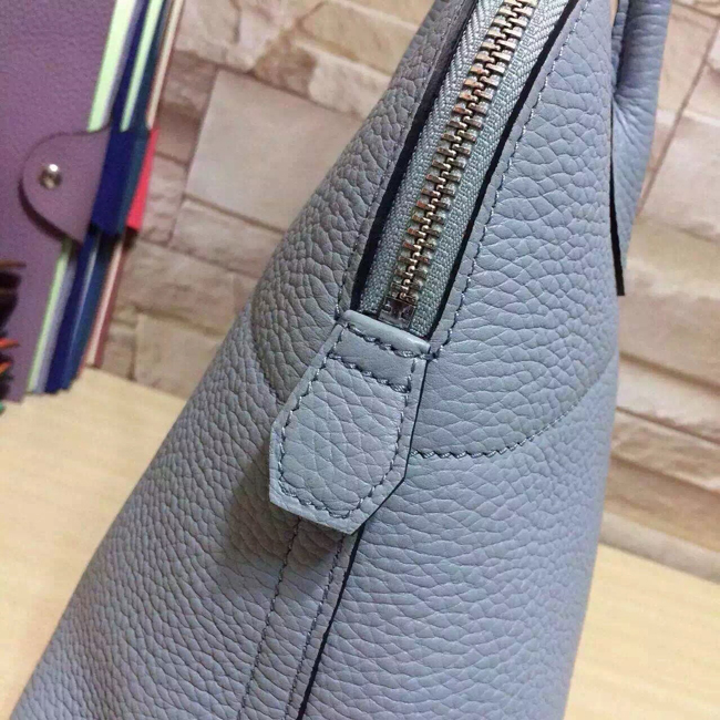 エルメス ボリード37 シエル トリヨン シルバー金具