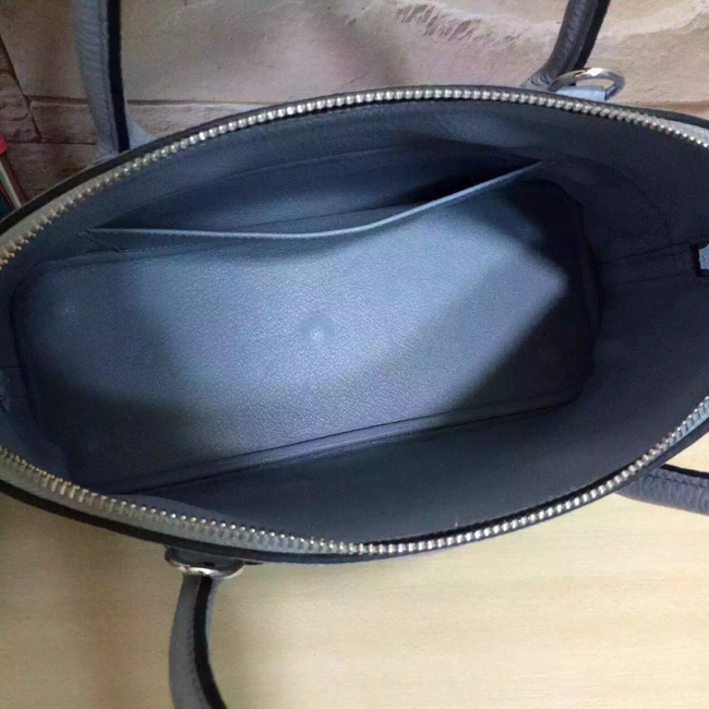 エルメス ボリード37 シエル トリヨン シルバー金具