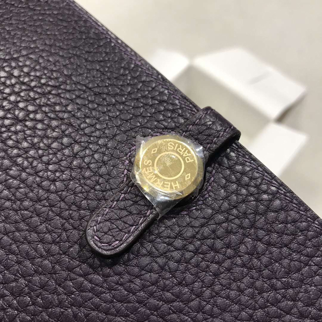 エルメス ドゴンGM レザン トゴ ゴールド金具