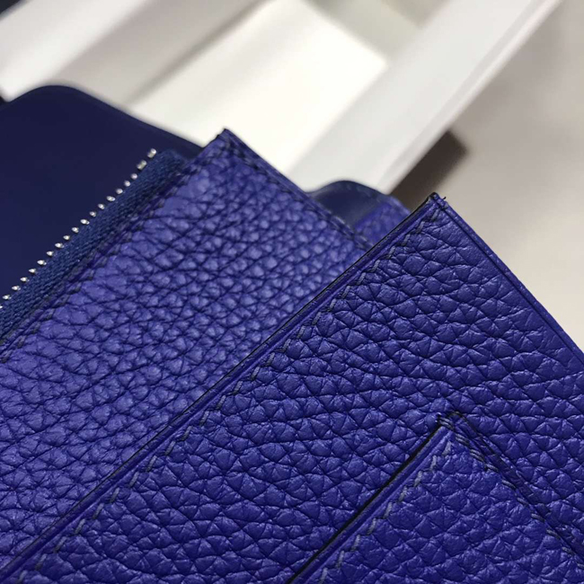 エルメス ドゴンGM ブルーエレクトリック トゴ シルバー金具