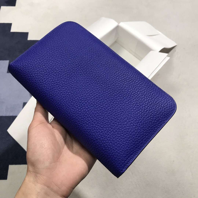 エルメス ドゴンGM ブルーエレクトリック トゴ シルバー金具