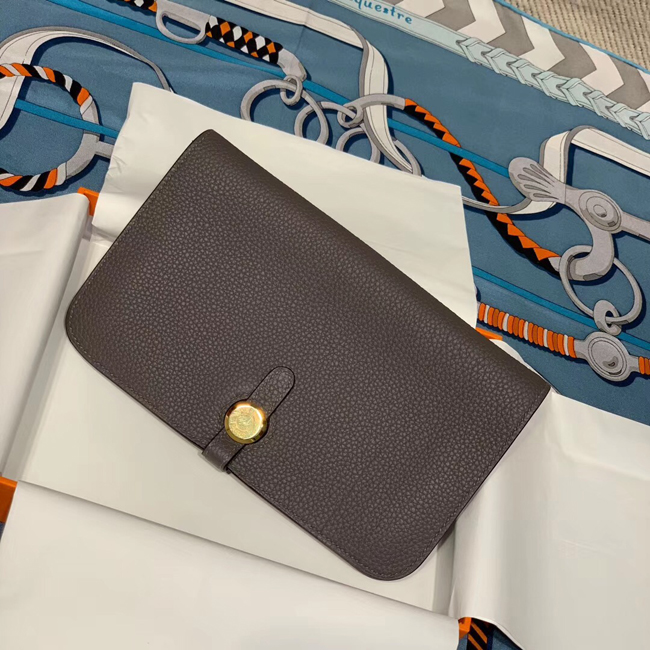 エルメス ドゴンGM エタン トゴ ゴールド金具