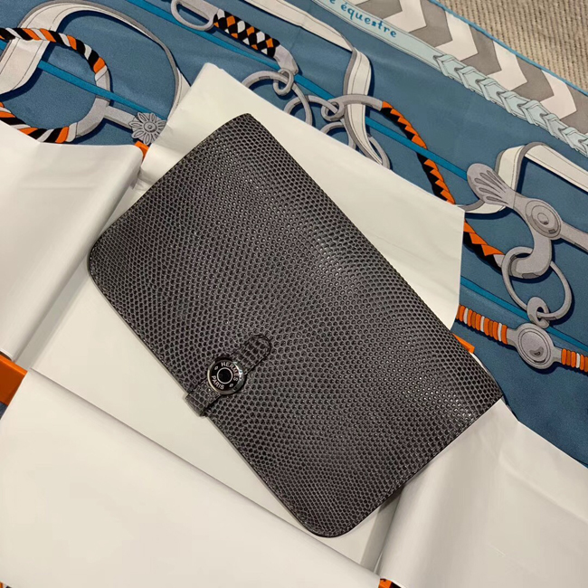 エルメス ドゴンGM エタン リザード シルバー金具