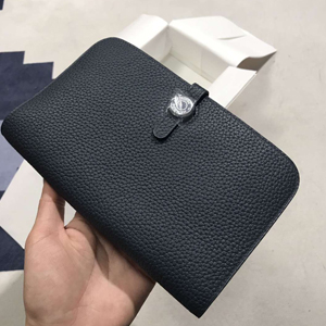 エルメス ドゴンGM ブルーニュイ トゴ シルバー金具